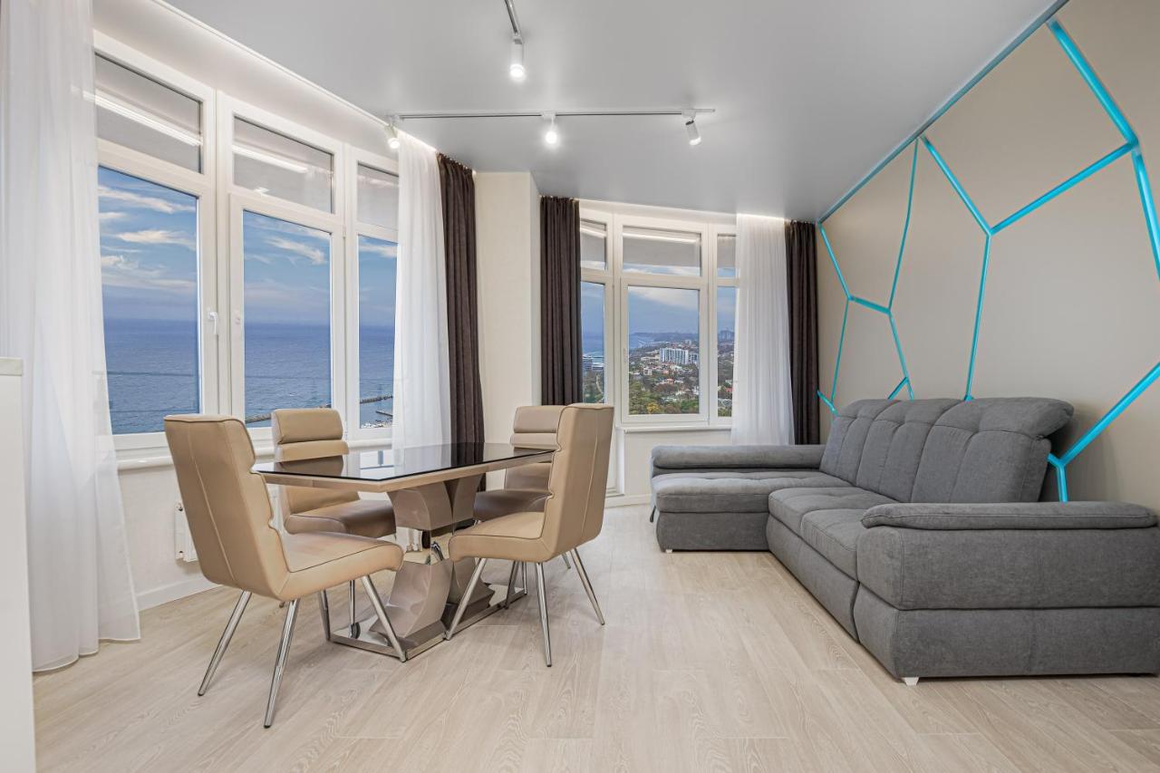 Pearl 45 Panoramic Sea View Apartment Odessa Exteriör bild